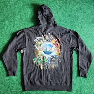 Universal Studios Resort Marvel Villa Full Zip Hooded Hoodie Jacket Mens…
